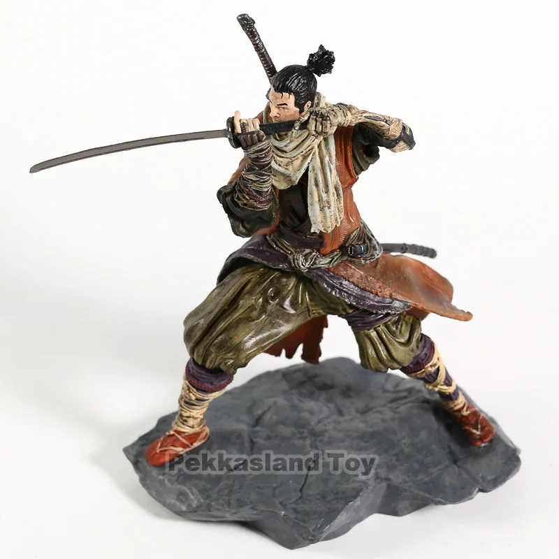 sekiro sombras morrer duas vezes pvc estátua figura collectible modelo de brinquedo