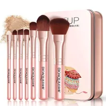 

Iron box Cosmetic brush Suit 7 piece set Blusher brush Foundation Brush Eye shadow brush 7 Piece Set