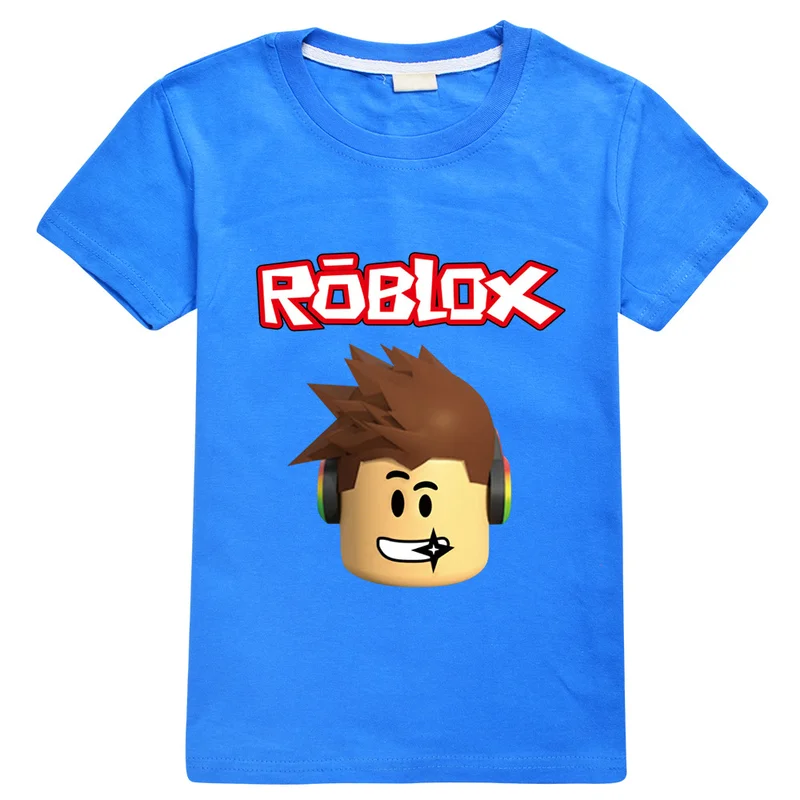 

2019 Tshirt ROBLOX RED NOSE DAY Stardust Boys T Shirts Kids Summer Clothes Children Game T-shirt Girls Cartoon Tops Tees 5-14Y