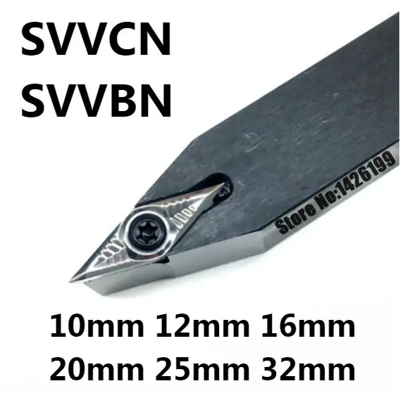 1 Uds SVVBN SVVCN 1010H11 1212H11 1616H11 1616H16 2020K11 2020K16 2525M11 2525M16 3232P16 SVVCN2020K16 CNC herramientas de torneado exterior