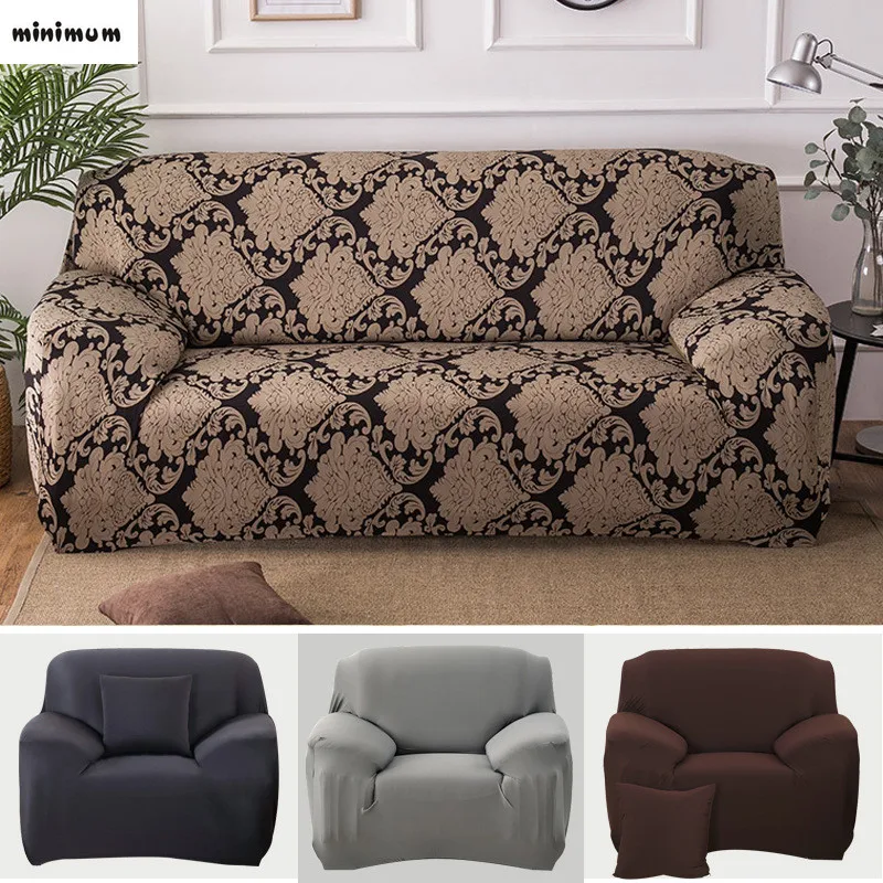 Us 28 76 29 Off Elastic Sofa Cover All Inclusive Non Slip Combination Cushion Towel Baroque Style Free Shipping In