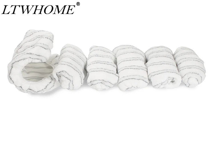 

LTWHOME Large Surface Extra Thick Mop Refill Fit for O-Cedar Hardwood Floor 'N More Microfiber Mop