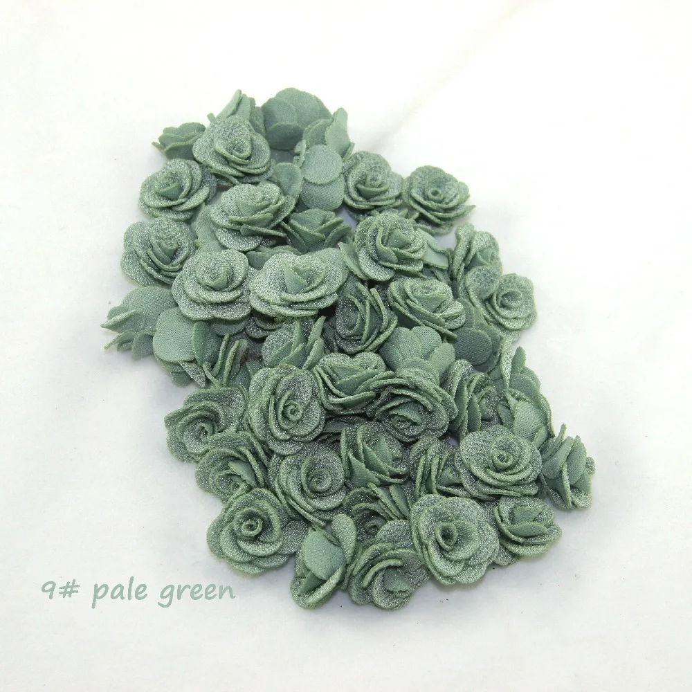 24pcs cheap flower Fabric artificial flower 2.5cm 18 colors for wedding dress holiday decoration can mix color