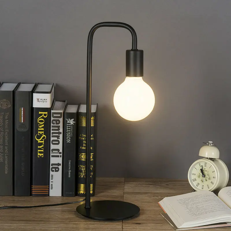 Modern Simple Table Lamps Decorative Study Desk Lamps E27 Holder