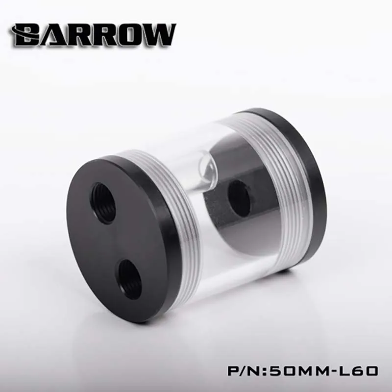 Резервуар Barrow 50 мм l60 (диаметр TL:60 мм) для водяного охладителя прозрачный корпус