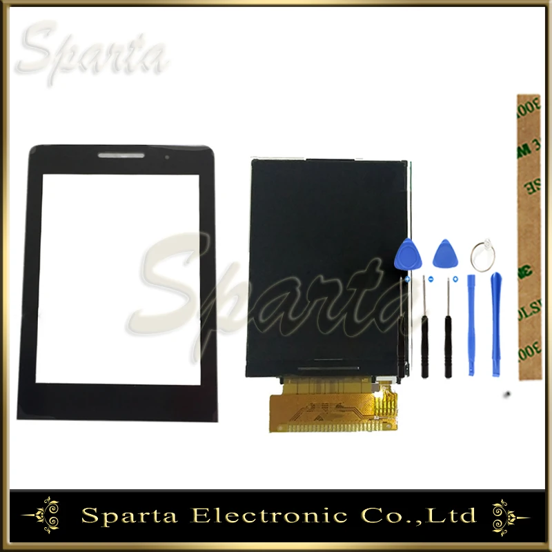

Smartphone Glass Screen Front Panel 2.8" For Philips Xenium E570 E571 LCD (not touch screen Sensor) LCD Display