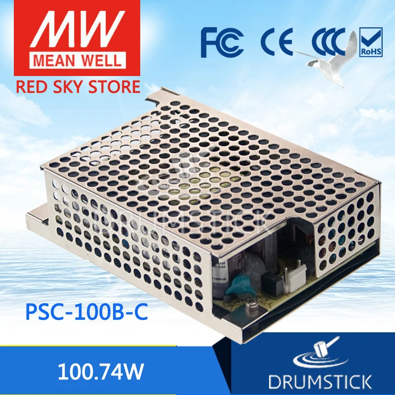 

MEAN WELL PSC-100B-C 27.6V meanwell PSC-100 100.74W Single Output with Battery Charger(UPS Function)