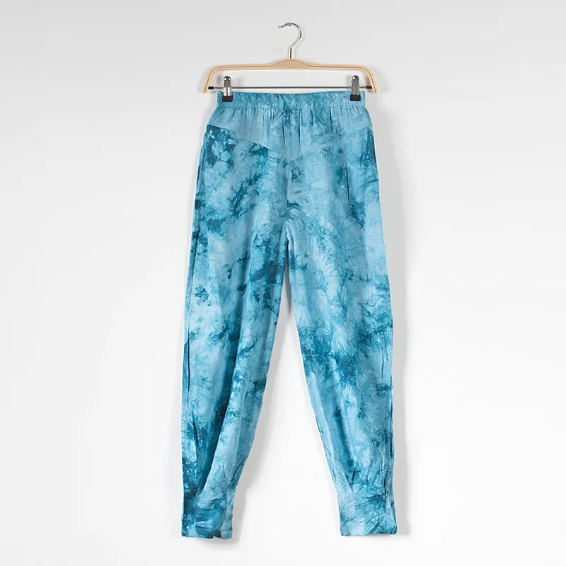 2017 New Women Cotton Yoga Pants Middle Waist Harem Soft Modal Sport