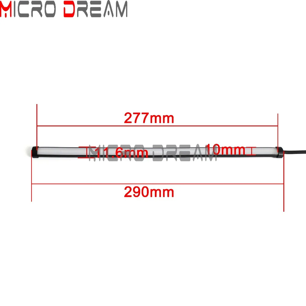 29 см последовательный светодиод полосы света мотоцикла Переключающийся стробоскоп Стоп свет палка на хвостовую лампу w/струящиеся индикаторы поворота