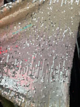 

African Lace Fabric colorful sequins African Guipure Lace fabric with Sequins High Quality French Lace Sequin Fabric BZL-12802