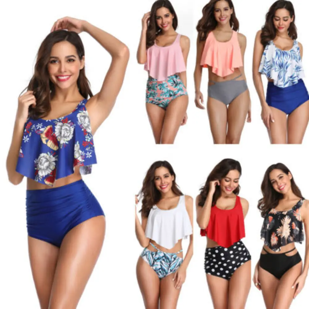 

Womens Push Up Padded Bra Bikini Set High Waisted Swimsuit Bathing Suit Swimwear Swimsuit Bathing Suit Swimwear Plus Size