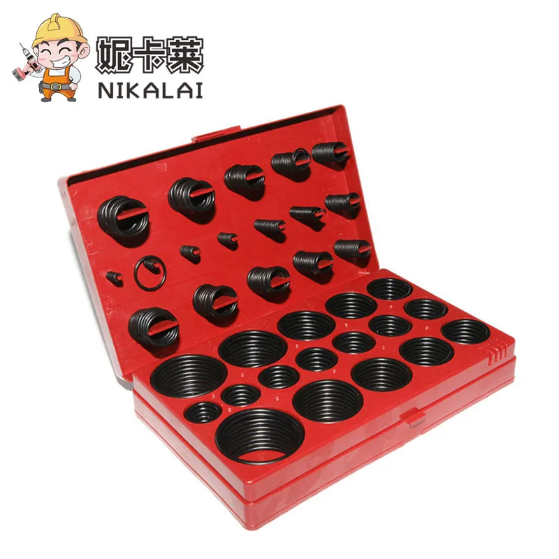 

[NEW] 419pcs 32 Metric Sizes Car Rubber O Ring Seals Assortment Set Kit Universal Garage Plumbing Standard O Ring Tool parts