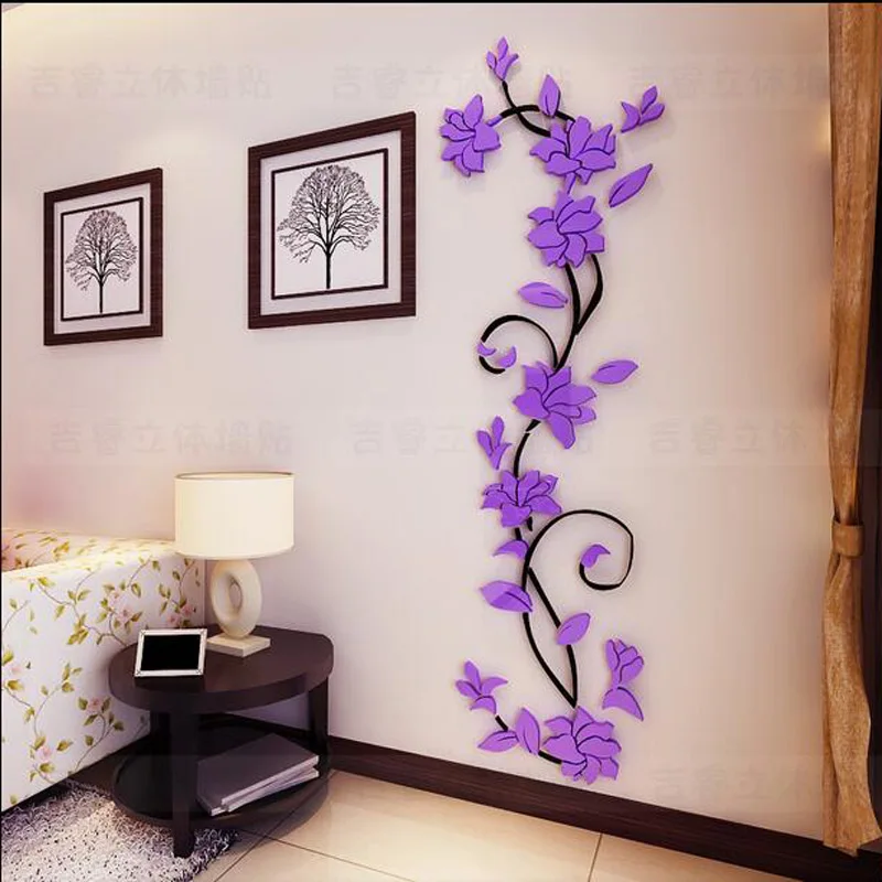 Free Shipping New 2016 Hot Modern Acrylic Wall Stickers Free Shipping New 2016 Hot Modern Acrylic Wall Stickers Promotion Home Decoration Background Stick Decor In From