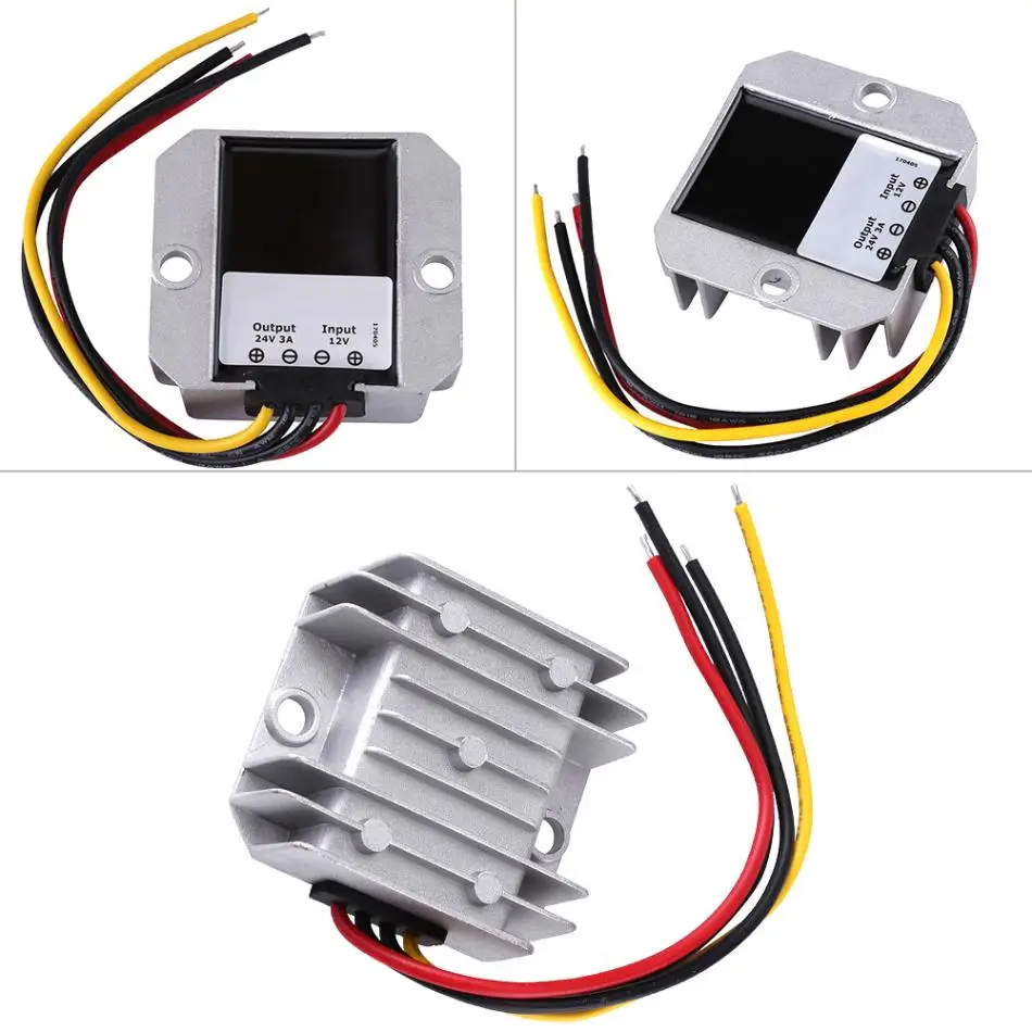 Горячая Распродажа, 72 W фары для DC-DC Boost модуль 12 V-24 V Удлинительный модуль Питание конвертер IP65 Водонепроницаемый Напряжение регулятор Мода
