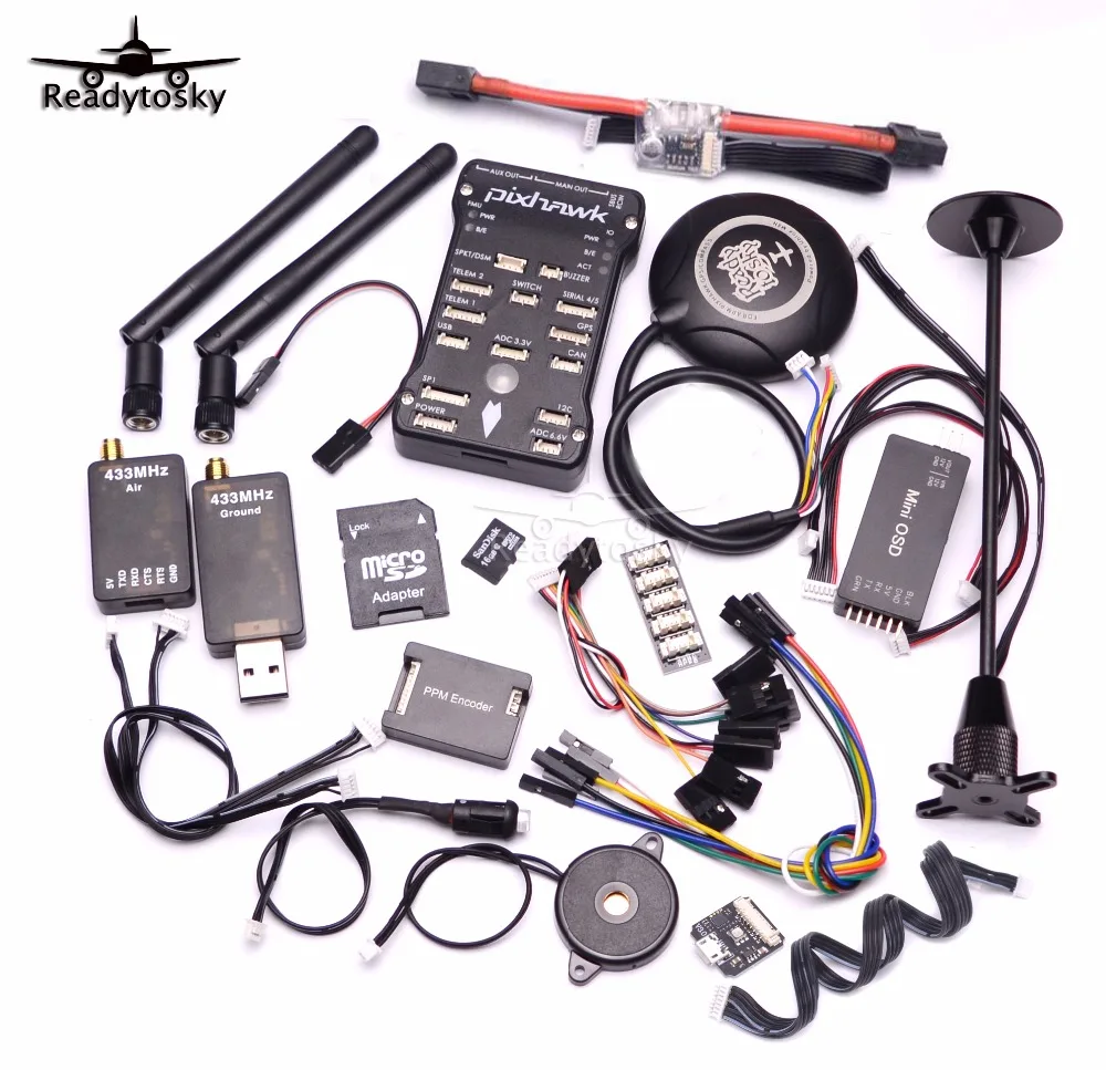 Pixhawk px4 PIX 2.4.8 32 бит Игровые Джойстики + 433/915 телеметрии + m8n GPS + minim OSD + pm + Детская безопасность выключатель + зуммер + RGB + стр./мин + I2C + 16 г SD Pixhawk px4 PIX 2.4.8 32 бит Игровые Джойстики + 433/915 телеметрии + m8n GPS + minim OSD + pm + Детская безопасность выключатель + зуммер + RGB + стр./мин + I2C + 16 г SD