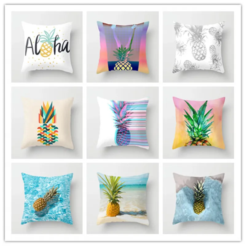 Декоративные фрукты Funda Cojin Fun Ananas наволочка украшение ананаса для