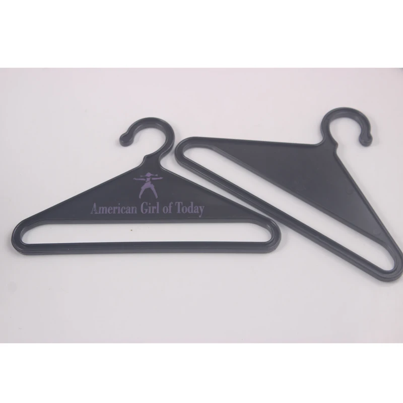 Black Doll Hangers For 18 Inch American Girl Doll Doll Accessories Gift Doll Clothes Hangers