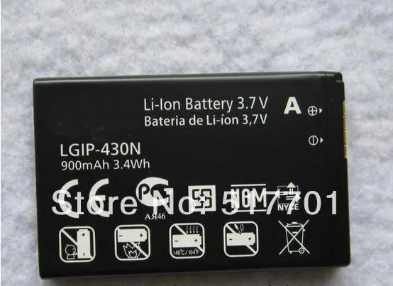 ALLCCX Высокое качество батареи мобильного телефона LGIP 430N для LG GS290 T310 T320 T300 TB260 TM300 с