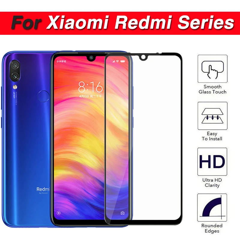 Protective Glass On For Xiaomi Redmi Note 7 6 5 Pro 5a Tempered Glas
