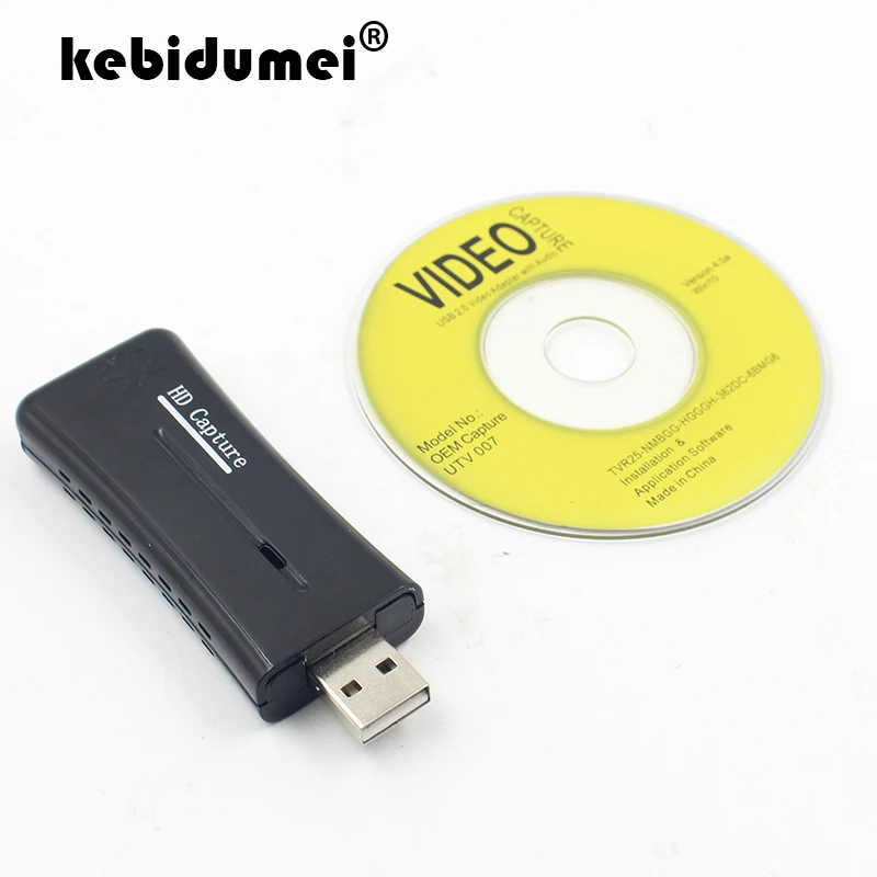 Kebidumei Mini USB 1080 порт видеозахвата HD 1 Way 8/10 P видео конвертировать карту для ПК Sup Port s
