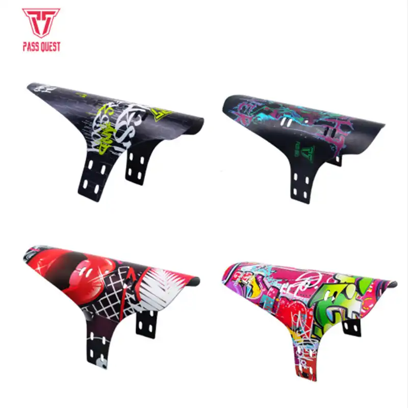 Bicycle Fender MTB Mudguard Graffiti Bike Front Fork Rear Wheel Bicycle Parts