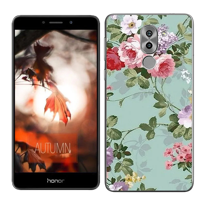Чехол для телефона для huawei Honor 6X, чехол s, 5,5 дюймов, задняя крышка с пейзажем, окрашенная для huawei Honor 6X GR5 mate 9 Lite, силикон