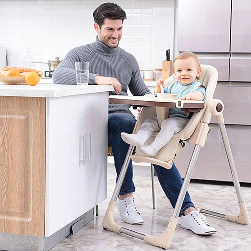 Multifonctionnel bébé alimentation chaise Portable infantile Table à manger réglable enfants Table facile pliante chaise haute rehausseur chaises