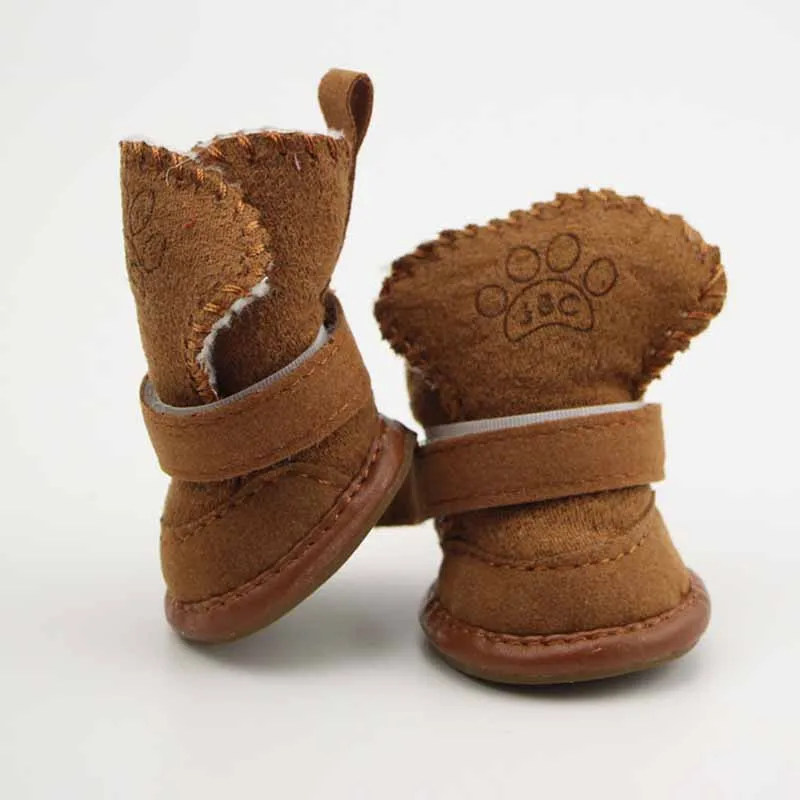 SYDZSW Pet Shoes for Dogs Cats Winter Small Dog Puppy Anti-slip Boots Yorkshire Snow Boots Chihuahua Supplies Out Door Pet Porducts5