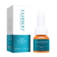 1 шт. famisoo Оранжевый 3D тату для бровей ручной инструменты для татуажа пигмент Microblading чернила для перманентного татуажа для ручка-держатель игл машина ручка