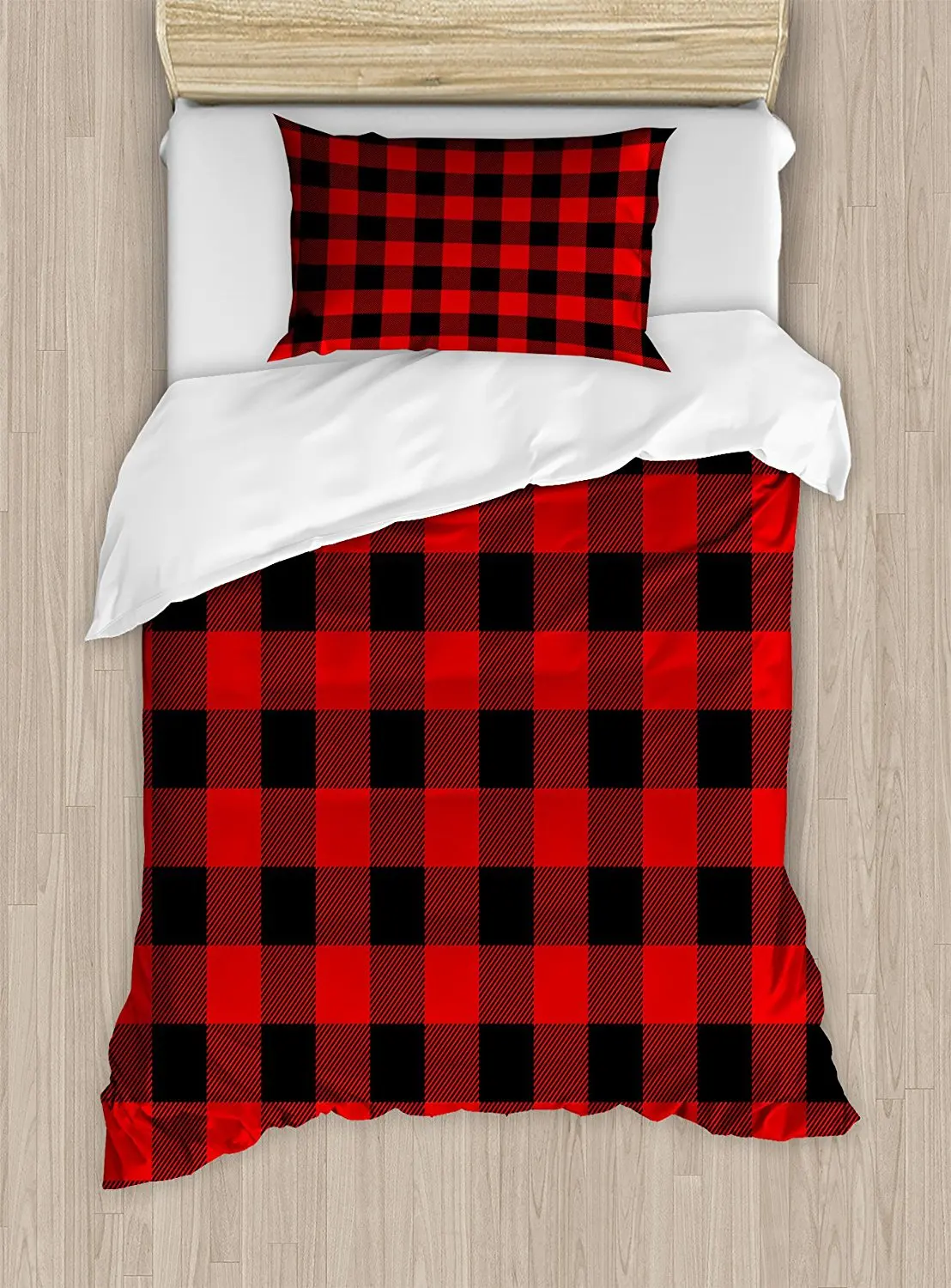 Plaid Duvet Cover Set Lumberjack Fashion Buffalo Style Checks