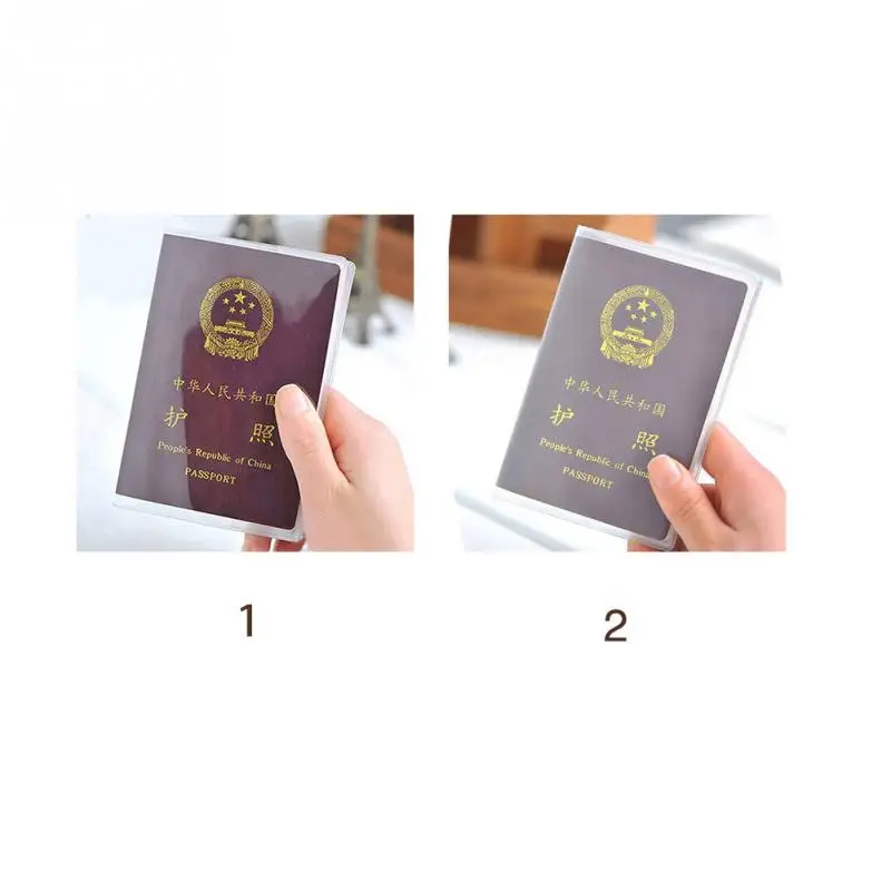 Водонепроницаемый чехол для паспорта на Паспорт ID-карты для кредитной карты прозрачный и тусклый лак 13,5*19 см