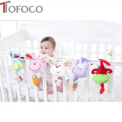TOFOCO детская кровать кроватка подвесная игрушка для животных красочные Поющий плюшевый игрушки младенческие Ранние развивающие
