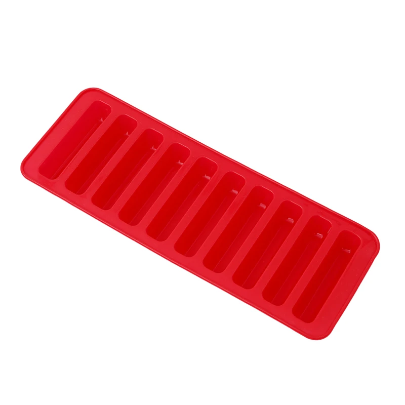 

DIY Silicone Ice Cake Chocolate Mold Tray 10 Grid Mold Ice Tray Fruit Ice Cream Form Bar DIY Cocktail Juice Maker Pastry Mould