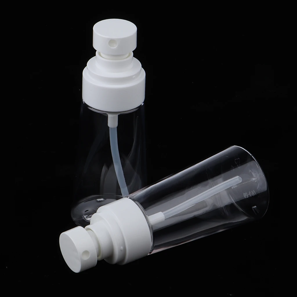

2Pcs Empty Travel Refillable Fine Mist Perfume Atomizer Pump Spray Bottle 100ml