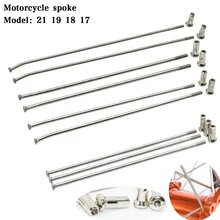 Écrous de roue ronds en fil d'acier pour moto, support rond, 17 18 19 21, en acier inoxydable, générique modifié pour CRF YZF WR KXF SXF EXC