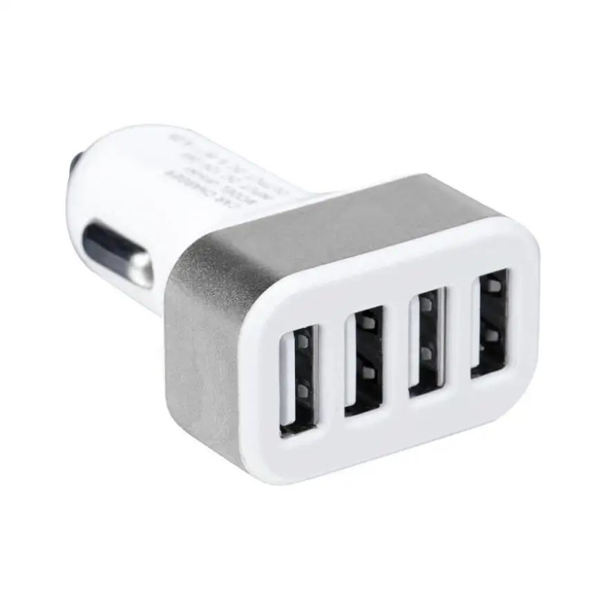 CARPRIE1PC Универсальный 4 Порты и разъёмы USB DC Автомобильное Зарядное устройство адаптер для iPhone/samsung Galaxy Note 7 31 августа E21#4