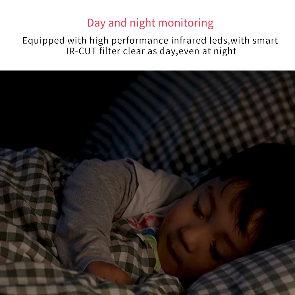Новейшая версия Xiaomi панорамная камера 1080P панорамирование 360 Угол видео камера детский монитор wifi Голосовая веб-камера ночное видение