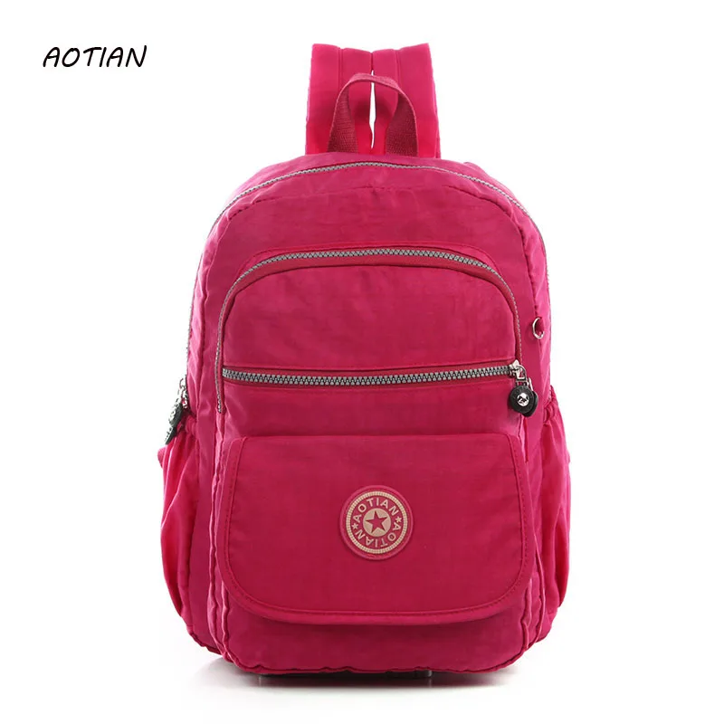

Guarantee Quality Casual Nylon Women Backpack SchoolBag Female Shoulder Bag for Teenage Girls Student Backpacks
