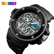 SKMEI для мужчин часы повседневное хронограф модные уличные спортивные 50 м водостойкие цифровые наручные 1341