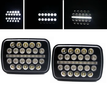 

Marlaa 2x square 5''x 7'' Inch led headlight High Low Beam Headlamp for jeep Wrangler YJ Cherokee XJ Trucks 4X4 Offroad