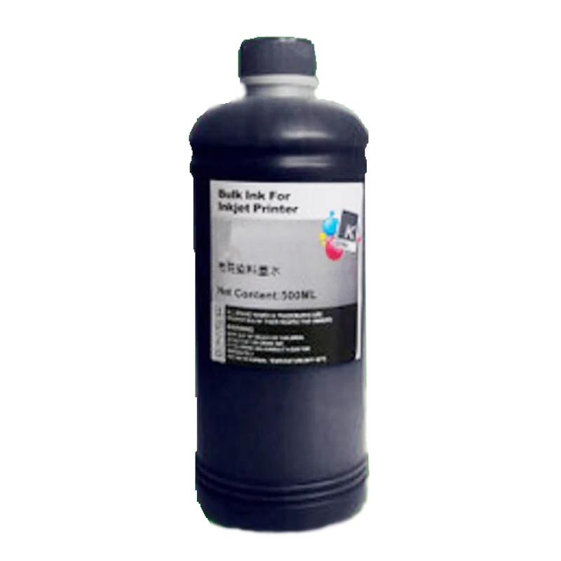 Black Refill Ink 500ml 1PCS for All Inkjet Printers for HP Epson Canon