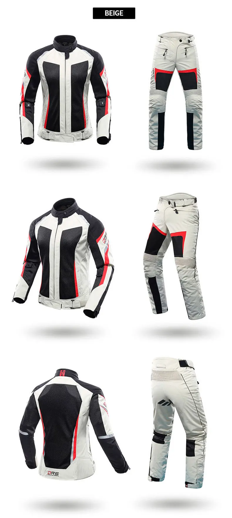 DUHAN, Женский мотоциклетный костюм, летняя гоночная куртка+ штаны, сетка, для мотокросса, одежда для верховой езды, новинка, женский, Одобрено CE