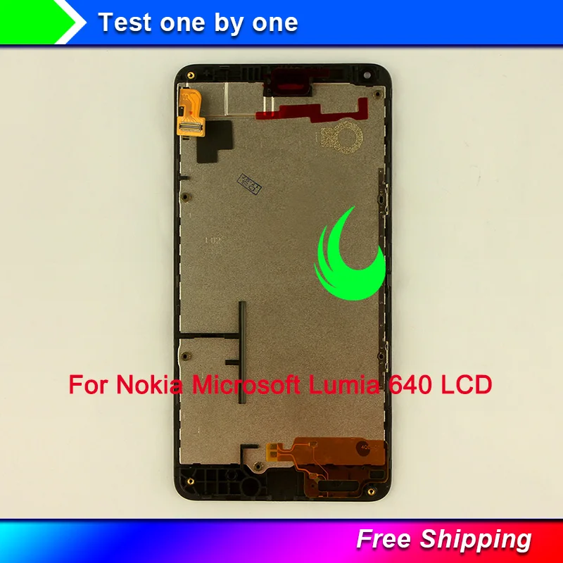 

5" Original Display For Nokia Microsoft Lumia 640 LCD Touch Screen Digitizer Assembly with Frame For NOKIA 640 LCD 1280X720