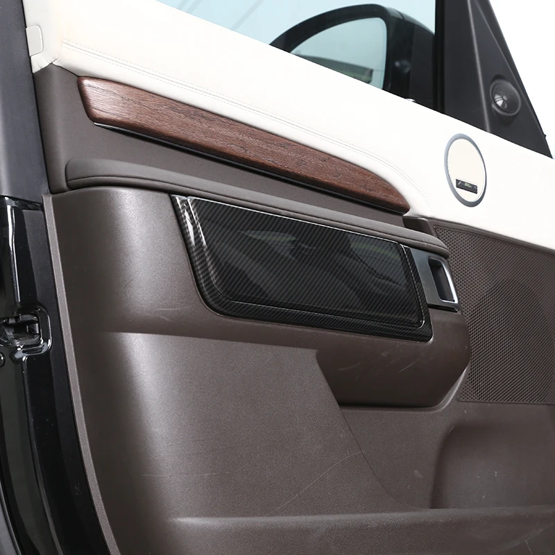 Запчасти для авто для Land Rover Discovery 5 ABS углерода Chrome межкомнатных дверей украшения Панель крышка отделка Интимные аксессуары lr5