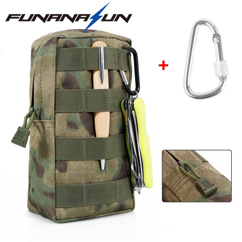 

Tactical Vest Molle Pouch EDC Utility Gadget Gear Hanging Waist Bag Hunting Fishing Paintball Multi-purpose Belt Bag