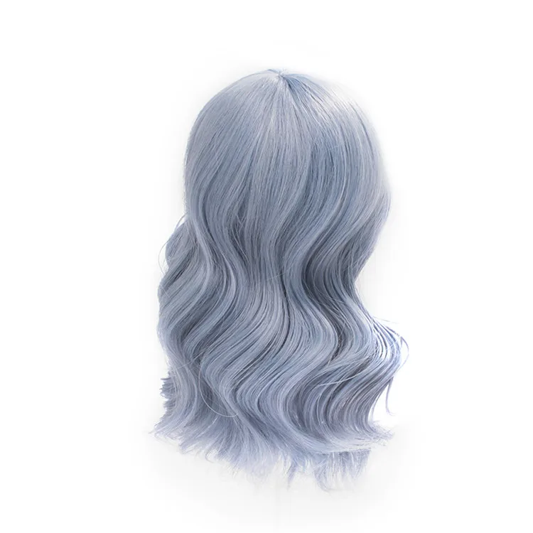 Куклы парики высокая температура провода Длинные Коричневый Белый Фиолетовый хаки волосы для 18 дюймов американская кукла