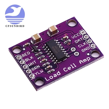 

CFsunbird 5PCS/LOT HX711 high-precision electronic weighing sensor 24 bit A / D converter board