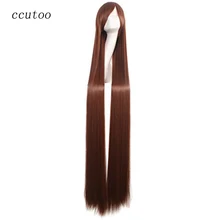 Ccutoo 5" 150 см прямые длинные полные челки синтетические волосы высокая температура волокна косплей парики Perrque