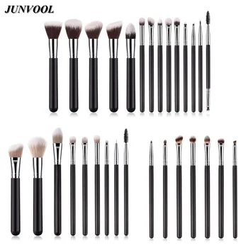 

Cosmetics Soft Synthetic Hair Makeup Brushes Set Powder Foundation Eyeshadow Flame Brush Double Ended Eyelash Make Up Tools Kits
