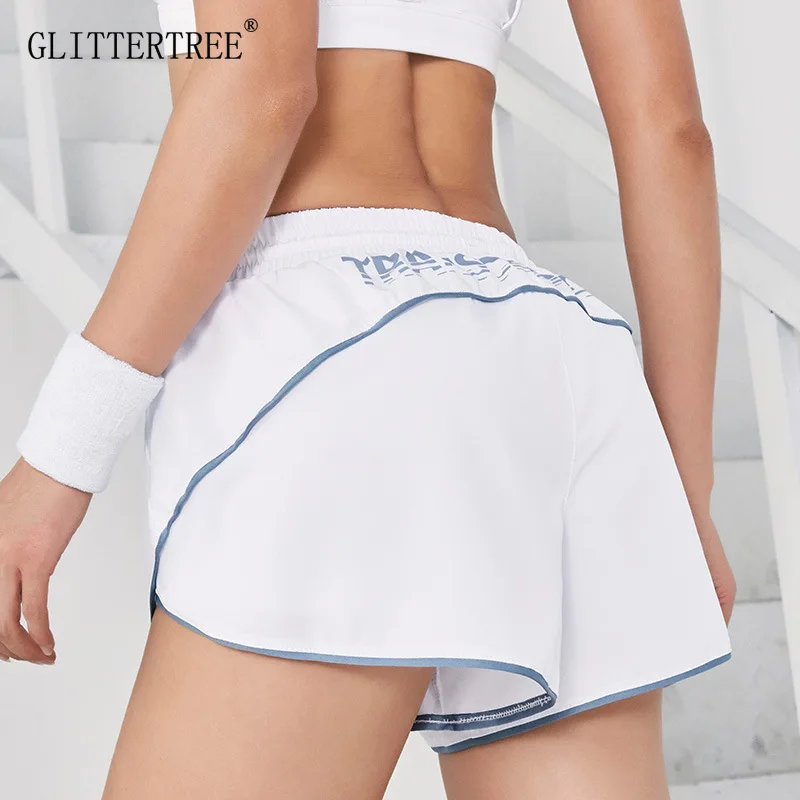

Yoga shorts sports shorts anti going wear loose quick drying waist gym running training yoga shorts pants women sports shorts